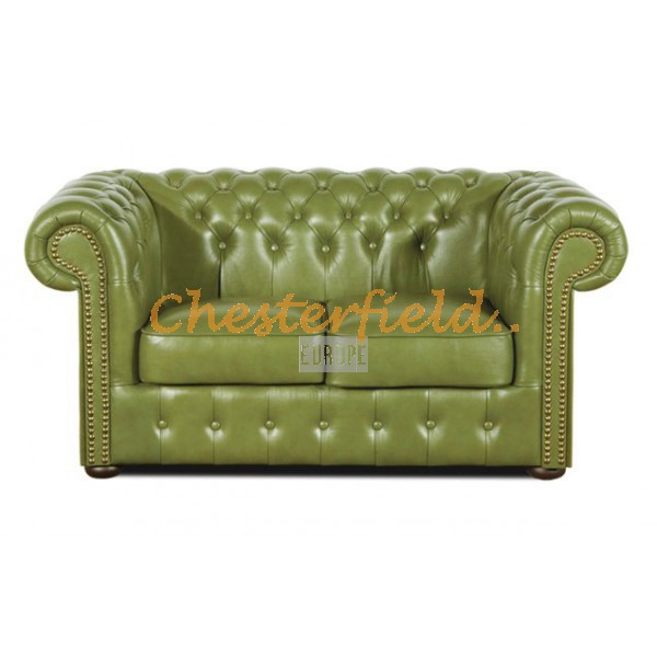 Dvojsedačka Chesterfield Classic Olivovo zelená 