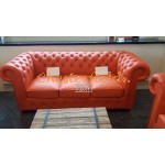 Dvojsedačka Chesterfield Classic XL Orange