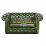 Dvojsedačka Chesterfield Classic Antik zelená