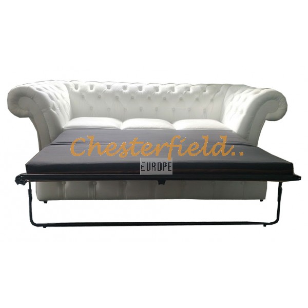 Chesterfield Windchester rozkladacia pohovka Biela K1