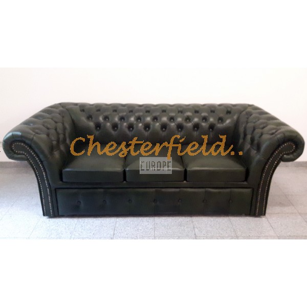 Chesterfield Windchester rozkladacia pohovka Antik zelená A8