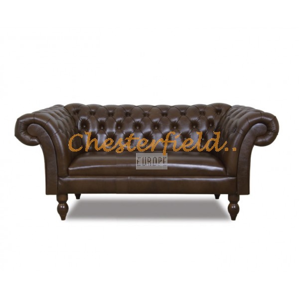 Chesterfield Diva pohovka pre 2 osoby Antik hnedá A5