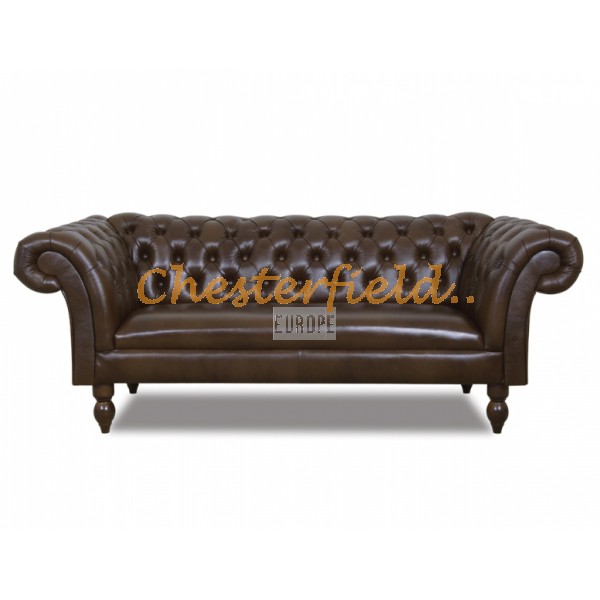 Chesterfield Diva pohovka pre 3 osoby Antik hnedá A5