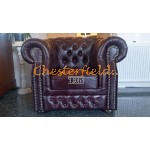 Kreslo Chesterfield Windsor XL Antik bordová