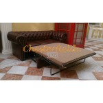 Chesterfield Classic rozkladacia pohovka Antik cognac A4