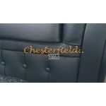 Kreslo Chesterfield Windchester Čierna 