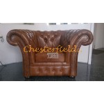 Kreslo Chesterfield Windchester Antik starozlatá