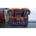 Kreslo Chesterfield Windsor XL Antik bordová