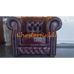 Kreslo Chesterfield Windsor Antik bordová