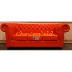 Chesterfield Classic XL pohovka pre 3 osoby Orange K6