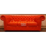 Chesterfield Classic XL pohovka pre 3 osoby Orange K6