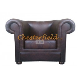 Kreslo Chesterfield London Antik hnedá