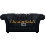 Dvojsedačka Chesterfield Windchester Čierna