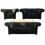 Chesterfield Windchester 321 Čierna K70 sedacia súprava