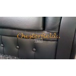 Dvojsedačka Chesterfield Windchester Čierna