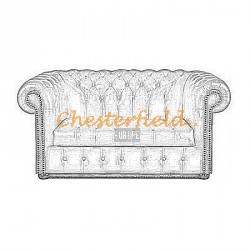 Chesterfield Williams pohovka pre 2 osoby