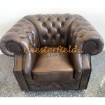 Kreslo Chesterfield Windsor XL Antik stredne hnedá