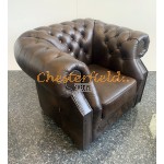 Kreslo Chesterfield Windsor XL Antik stredne hnedá