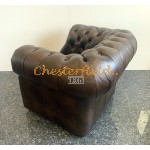 Kreslo Chesterfield Windsor XL Antik stredne hnedá