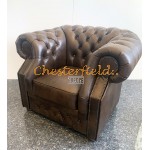 Kreslo Chesterfield Windsor XL Antik stredne hnedá