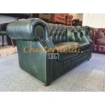 Dvojsedačka Chesterfield Windsor Antik zelená 