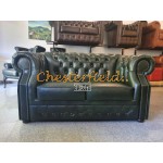 Dvojsedačka Chesterfield Windsor XL Antik zelená