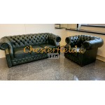 Chesterfield Windsor 311 Antik zelená A8 sedacia súprava