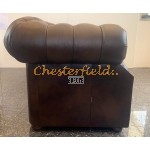 Chesterfield Windsor pohovka pre 3 osoby Antik stredne hnedá A5M