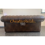 Chesterfield Windsor XL pohovka pre 3 osoby Antik stredne hnedá A5M