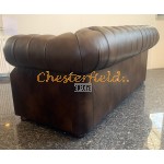 Chesterfield Windsor pohovka pre 3 osoby Antik stredne hnedá A5M