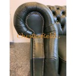 Chesterfield Windsor pohovka pre 3 osoby Antik zelená A8