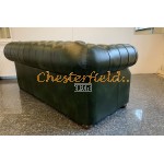 Chesterfield Windsor XL pohovka pre 3 osoby Antik zelená A8